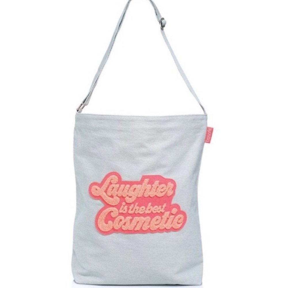 Benefit cosmetics Laugher Denim Tote Bag